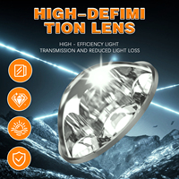 AKE S303 Installation sans perte Projecteur Biled 3 pouces 9-16V 6000K Faisceau bas 50w Faisceau haut + Faisceau laser 95w Objectif de projecteur Bi Led