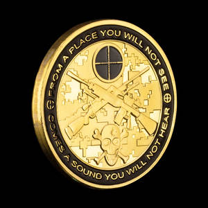 Moneta Commemorativa Tattica 'Puoi Correre ma Non Ti Sarai Mai Stanco' Souvenir Regalo - Product Image 4