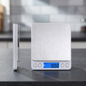 Báscula Digital de Bolsillo de Acero Inoxidable de Alta Precisión (0.01 Gramos), con Batería, Capacidad de 3KG, Mini Báscula Japonesa para Joyería, OEM - Product Image 3