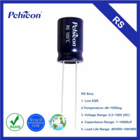 Condensateur liquide haute performance Pchicon pour chargeurs rapides et téléviseurs - Faible ESR, Haute ondulation, 105 ° C 63V330uF