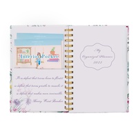 Carnet de notes, agenda, planificateur, journal personnalisé avec impression sur mesure, reliure spirale, couverture rigide, cadeau, catalogue 2027