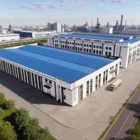 Nave Agrícola de Paredes Delgadas y Ligera, Directo de Fábrica, Estructura de Acero para Almacén o Taller, Ideal para Almacenamiento Agrícola