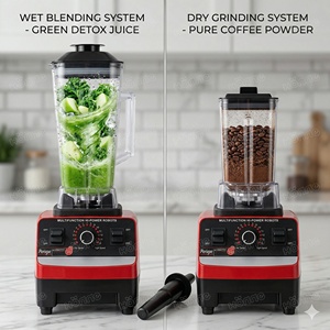 Mixeur Électrique Professionnel Multifonctionnel à Grande Vitesse pour Aliments pour Bébés, Soupes Chaudes et Jus Détox Sains - Product Image 2