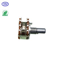 Échantillons gratuits amplificateur audio vidéo 16mm 10k 100k potentiomètre rotatif alps RK163G alpha RV16 cds radio ohm potentiomètre