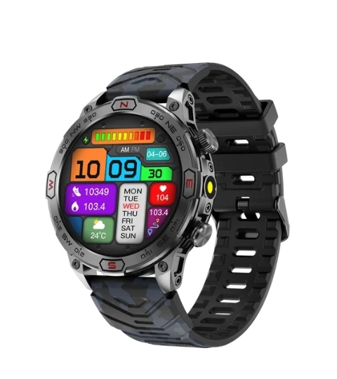 Kc86 Fashion Sport Health Smart Wrist Watch Bt Calling Compass Man Relojes Inteligentes Relogio Smartwatch for Android and Ios