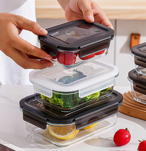 Prato de Vidro Borossilicato Redondo Moderno com Tampa de 12cm de Diâmetro, Com Alça de Silicone, Ecológico e Resistente ao Calor para Forno e Micro-ondas - Product Image 6