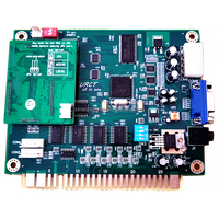 Classique 60-en-1 Jamma Arcade Game PCB Multi-Game Board avec paiement par pièces, boîtier en plastique, console 12V
