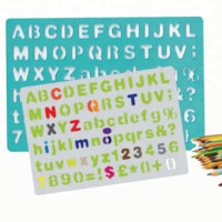 Fabricant Transfert Pochoirs Anime Kit de peinture Pochoirs personnalisés Grand ensemble de pochoirs de dessin/