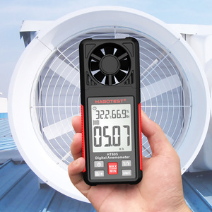 Anémomètre numérique Habotest HT605, mesureur de vitesse du vent portable avec mesure de la température et de l'humidité - Product Image 1