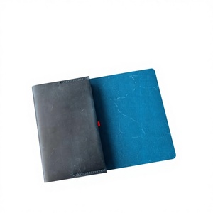 Funda de Cuaderno Plegable de Cuero Genuino Hecha a Mano de Lujo, Recargable, para Oficina y Viajes NBC-0103 - Product Image 1