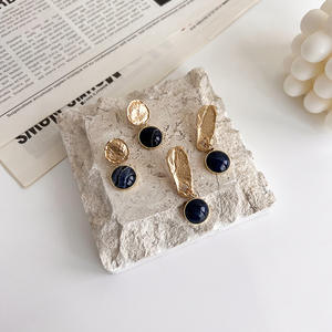 Pendientes de Gota Azul <span class=keywords><strong>Klein</strong></span> geométricos Primavera Verano al por mayor para niñas - Product Image 3