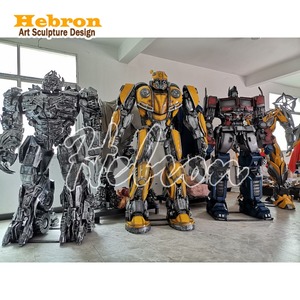 Personaje <span class=keywords><strong>de</strong></span> Película <span class=keywords><strong>de</strong></span> Marvel, Transformers, Figura <span class=keywords><strong>de</strong></span> Gran Tamaño para Decoración <span class=keywords><strong>de</strong></span> Jardín o Hogar, Artesanía Metálica Grande, Escultura <span class=keywords><strong>de</strong></span> Robot - Product Image 6