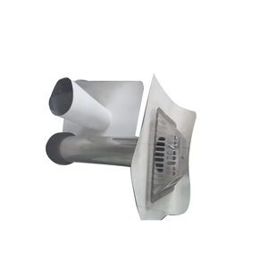 Grille de protection anti-étouffement pour sortie de drainage horizontale moderne - Raccord de drainage latéral pour toiture monocouche en SUS TPO/PVC Acier inoxydable - Product Image 5
