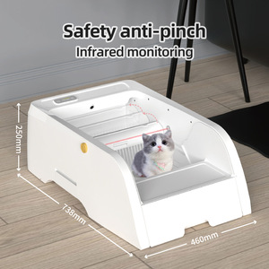 Lettiera Automatica Intelligente per Gatti Grande Capacità 20L Interno Facile da Pulire Rilevamento 10kg Telecamera a Induzione Attrezzatura per la Pulizia degli Animali Domestici - Product Image 2