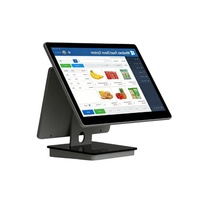 POS-терминал Windows 15.6 дюймов: тонкий дизайн, сенсорный экран, совместимость с термопринтером и считывателем NFC-карт для кафе и магазинов у дома