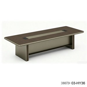 Escritorio de Oficina Rectangular Moderno de Madera 38079-03-HY60, Mueble Comercial de Diseño Contemporáneo Independiente - Product Image 4