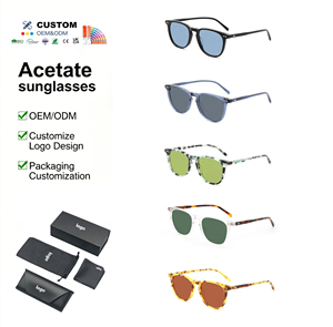 Lunettes de soleil carrées rétro de luxe pour femmes, montures surdimensionnées en acétate pour hommes, verres TAC UV400, confortables et tendance - Product Image 1