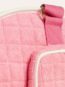 Estuche de Tenis Rosa de Tela de Rizo, Bolsa Deportiva para Raqueta de Tenis, Bádminton, con Correa para el Hombro - Product Image 4