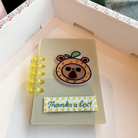 Carnet spirale d'apprentissage pour enfants motif Capybara mignon - Bloc-notes créatif, cadeau idéal