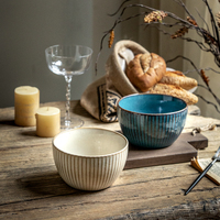 Kinglang — bol à nouilles pour la maison et le restaurant, en céramique, service de vaisselle