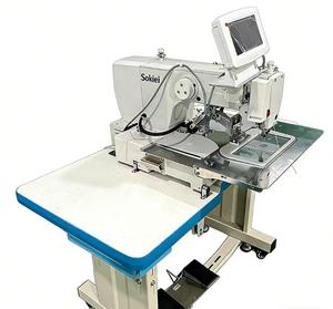 Nouvelle machine à coudre industrielle à point noué à aiguille simple, à lit plat, avec commande électronique, haute vitesse et bras long - Product Image 4