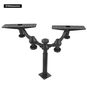 VINmounts 360 Bras pivotant réglable Télescopique Marine Fish Finder Mount Eco-Friendly Ocean Boat Use Dual Device Heavy Duty - Product Image 3