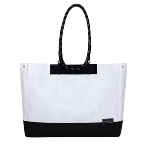 Sacs fourre-tout réutilisables personnalisés en Tyvek, écologiques, imperméables, sacs de shopping tissés, recyclables, sacs laminés à faible teneur en carbone - Product Image 3