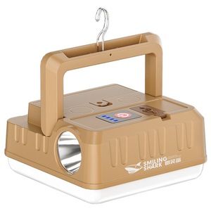 Linterna de Camping Recargable Smiling Shark, Luz LED para Tienda de Campaña con Gancho - Product Image 1