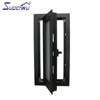 Ventana Abatible con Diseño de Rejilla, Modelo para Casa, Resistente a Huracanes, con Vidrio Impactado