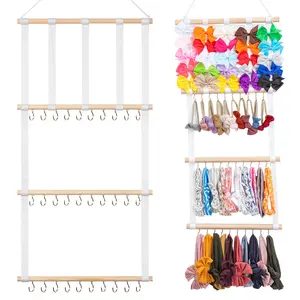 Groothandel Muur Opknoping Decor Baby Haar Strik Clip Hoofdband Houder Organisator Voor Meisjes