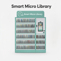Meubles de bibliothèque HAUMR, casier pour livres, casier à distance, armoire de bibliothèque RFID HF/UHF, équipement de dépôt de livres à écran tactile en libre-service