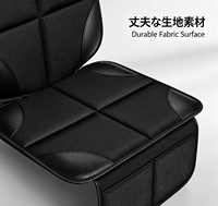 MELCO Housse de siège auto de luxe pour l'avant, imperméable, antidérapante, avec poches de rangement, lavable, universelle, en polyester, toutes saisons
