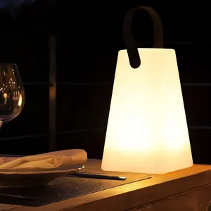 Lampade da tavolo a LED personalizzate senza fili fornitore telecomando dimmerabile da comodino lampada da tavolo portatile