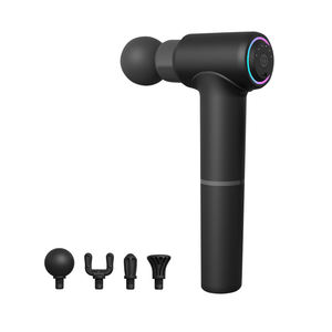 多機能ブラシモーター搭載、男女兼用改造ヘッド、伸縮式延長スティック付き - フィットネス補助筋膜ガン（治療用） - Product Image 3