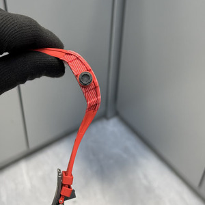 The top-quality best-selling 3502 rubber strap, skeletonized movement, carbon fiber <b>case</b>, sporty style mechanical <b>watch</b> - Product Image 4