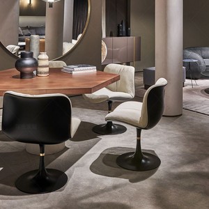 Chaise de salle à manger en plastique minimaliste nordique Marilyn - Écologique et facile à nettoyer pour la maison, le bar, la chambre à coucher, l'<span class=keywords><strong>atelier</strong></span> - Product Image 6