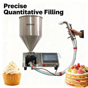 Nuova Macchina Automatica Elettrica in Acciaio Inox 304 per Riempimento di Biscotti, Formaggio, Cupcake e <span class=keywords><strong>Gelato</strong></span> - Product Image 3