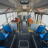 Bus urbain diesel d'occasion de 12 m, 23-44 places |   Bus de transport urbain LHD |   Porte double reconditionnée à plancher bas pour l'exportation