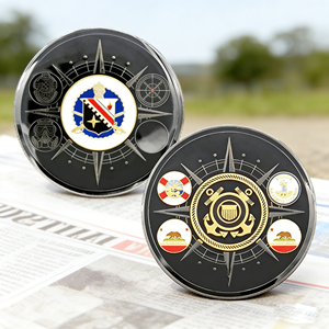 Pièces de monnaie commémoratives personnalisées en métal avec gravure et impression créative du nom - Product Image 2