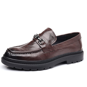 Zapatos Formales de Negocios de Lujo Hechos a Mano en Cuero Suave y Cómodo de Estilo Italiano, Zapatos de Boda de Alta Calidad, Tendencia de Moda, Flexibles - Product Image 2