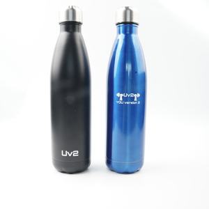 Aangepaste 750Ml Dubbele Wand 304 Roestvrijstalen Waterfles Nieuw Ontwerp Vacuümfles Voor Buitensporten - Product Image 1