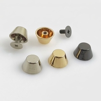 Paku Keling Logam 8-15mm, Kancing Rivet, Sekrup, Stud, Tombol, Paku Kaki Tas, Penjepit Pelindung, Aksesoris Kerajinan Kulit