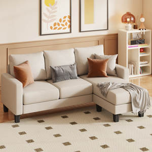 Ensembles de canapés de salon au design moderne Divan modulaire sectionnel en tissu et <span class=keywords><strong>cuir</strong></span> Canapé Afra Tobia <span class=keywords><strong>Scarpa</strong></span> Soriana - Product Image 1