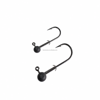 Têtes de jig en tungstène personnalisées sans plomb, leurres de pêche peints, micro-jigs de finesse pour crappie avec double attache-fil anti-herbe
