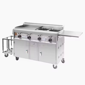 Remolque de Comida Móvil, Camión de Helados de Acero Inoxidable para Comida Rápida, Carro de Catering Personalizado para Hot Dogs - Product Image 5