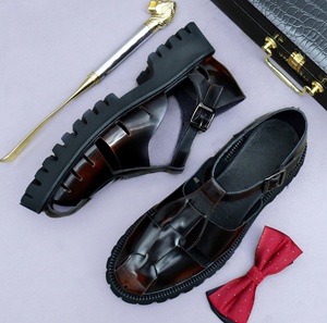 Mocasines de Verano para Hombre, con Punta Cerrada, Diseño Floral, Ligeros, de Cuero Genuino, Impermeables, Antideslizantes, Transpirables y a la Moda - Product Image 2