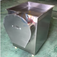 China Knoflook Kurkuma Gember Groene Ui Snijmachine Groente Voor Commercieel Gebruik Automatische Slice Cutter Machine