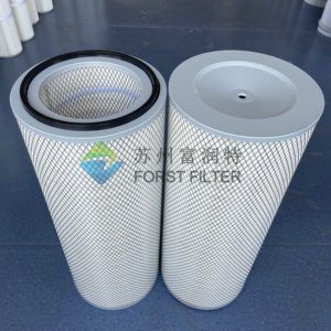 ไส้กรองอากาศแบบกระบอกไมครอนทำจากกระดาษเซลลูโลสแผ่นกรองสำหรับกรองฝุ่น - Product Image 3