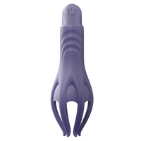 Realistischer Monster-G-Punkt-Vibrator mit LED-Anzeige, Oktopus-Tentakel-Klitoris-Stimulator mit 9 Leistungsstarken Modi, 10,7 cm Silikon-Dildo, Erwachsenen-Sexspielzeug