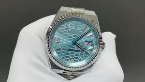 Reloj de Buceo de Lujo de 40 mm, Acero 904L, Automático 7315, Esfera Azul Panal, Marcadores Luminosos, Esfera Azul Hielo de Fábrica VS, Resistente al Agua - Product Image 3